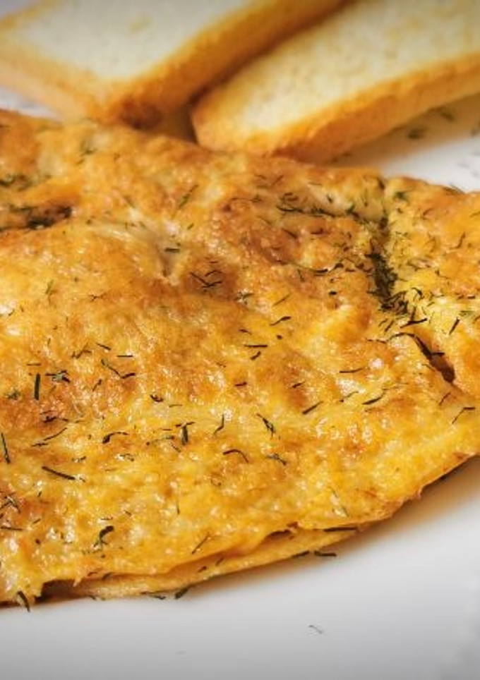 Una foto de Tortilla de carne de Cangrejo y Langostinos