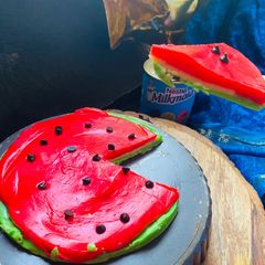 A picture of Watermelon fudge.