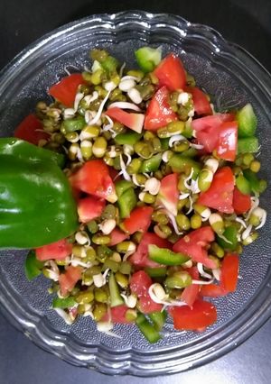 અંકુરિત કરેલા મગ નું સલાડ રેસીપી મુખ્ય ફોટો