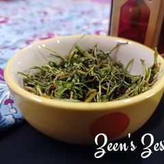 A picture of Sauteed Arugula or Garden Rocket.