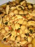 Garbanzos con pollo