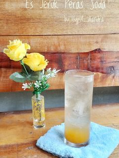 Foto resep Es Jeruk Peras Soda