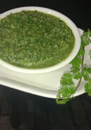 A picture of Coriander Mint  Chutney.