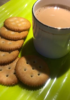 A picture of Indian chai.