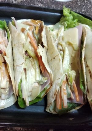Una foto de Tacos de verdura