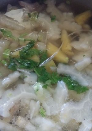 Foto resep Sup pare putih ala taiwan