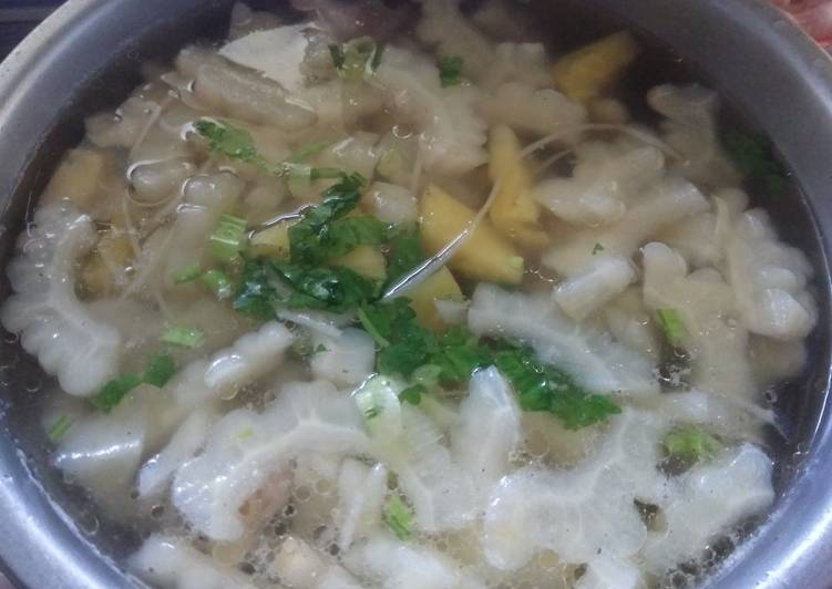 INI DIA! Resep Sup pare putih ala taiwan