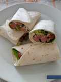 Wrap com salsicha