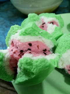 Foto resep Bolu kukus semangka no air soda