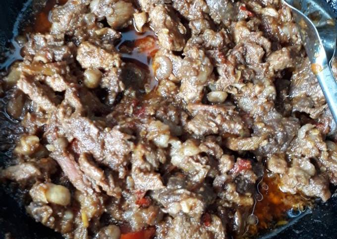 Resep Krengsengan daging sapi menangis yang Lezat Sekali