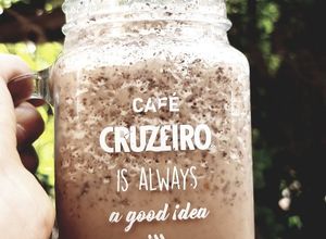 Una foto de Batido de chocolate con oreo