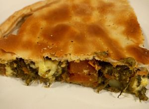 Una foto de Tarta de Espinaca con Queso Magro