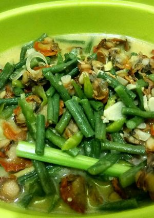 Foto resep Kerang tumis tauco kacang panjang