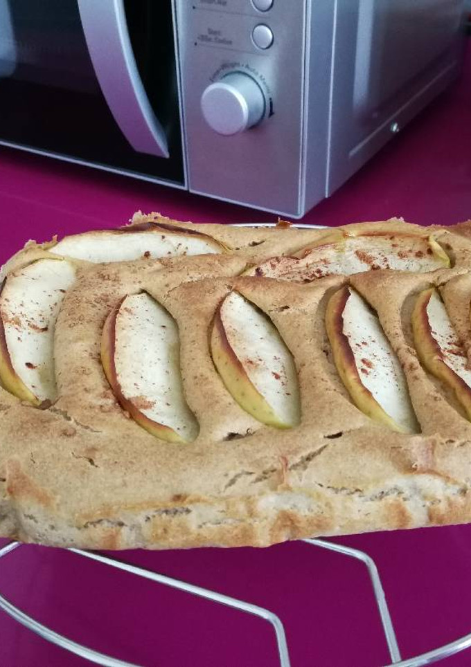 Una foto de Bizcocho de avena y manzana