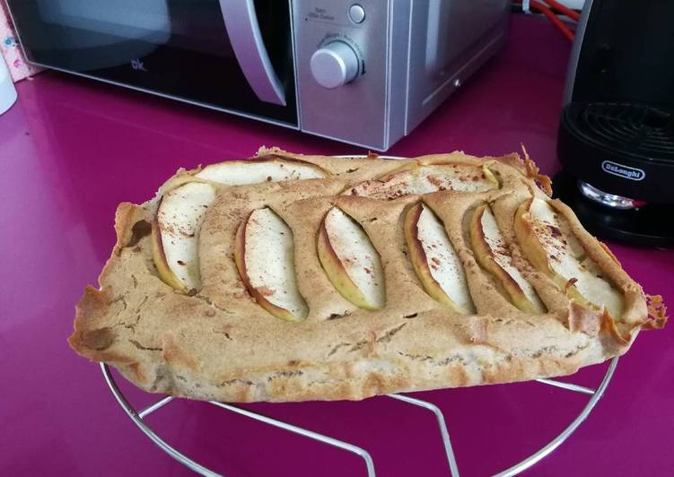 Bizcocho de avena y manzana