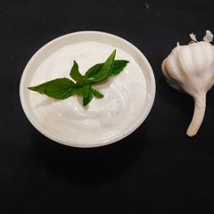 Homemade eggless mayo A picture of Homemade eggless mayo.