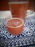 Jugo de ciruelas cocidas