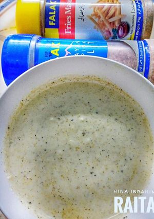 A picture of Zeera Raita.
