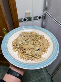 Una foto de Pasta cremosa al limón