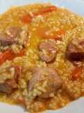 Arroz caldoso con carne en Monsieur Cuisine Connect