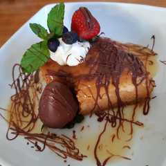 Una foto de Flan de dulce de leche 🇺🇾