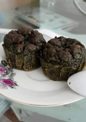 Hình của món Muffin rau xanh.