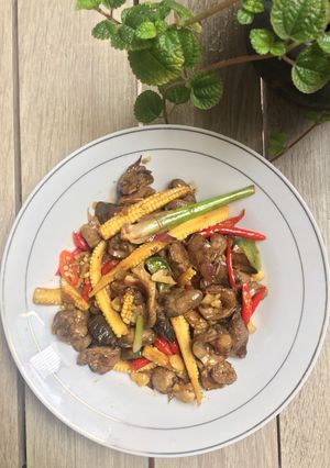 Foto resep Tumis Ati Ampela Saos Tiram