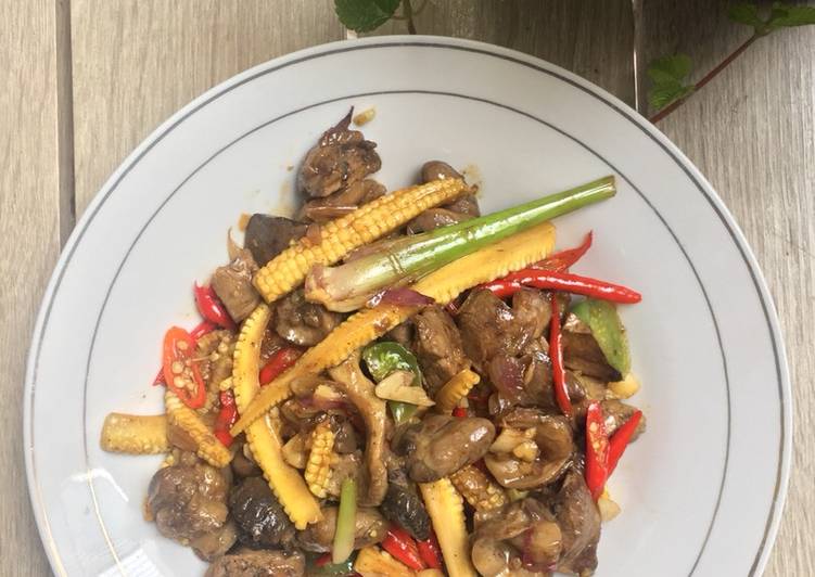 Resep Tumis Ati Ampela Saos Tiram Anti Gagal