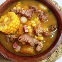 A picture of Huaschalocro (locro salteño).