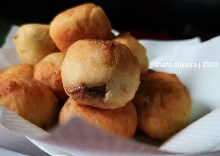 Resep Tape Goreng Coklat Lumer #snack 🇮🇩 Anti Gagal