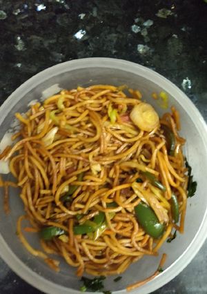 A picture of Vegetable chowmin.