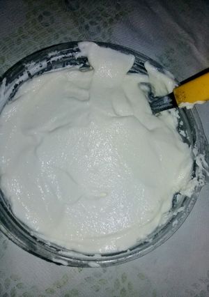 Una foto de Queso crema casero!