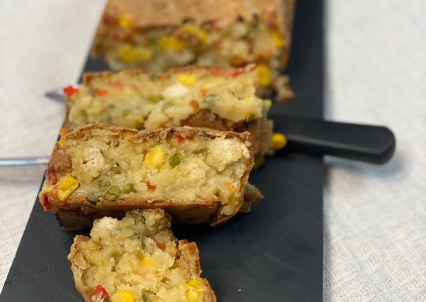 Cake salé vegan