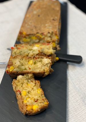 Une photo de Cake salé vegan