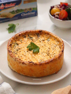 Foto resep Buttermilk Cheddar Quiche