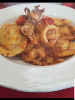 Foto di Tortelloni con ripieno di pesce e patate
