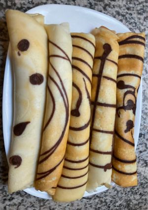 Une photo de Crêpes 🥞 fête 🥳 la chandeleur🧺