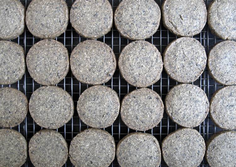 Black Sesame &amp; Almond Cookies