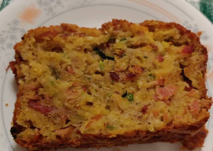 Easiest Way to Prepare Super Quick Homemade Zucchini Bacon And Cheese Bread