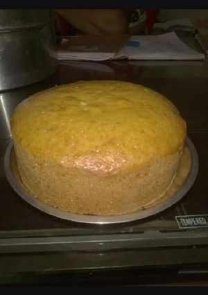 A picture of Milk powder Cake.