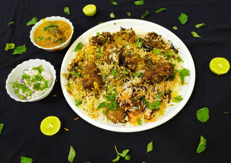 Recipe of Favorite Hyderabadi Mutton Biryani