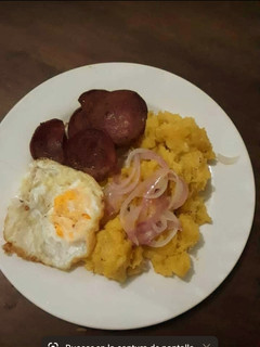 Una foto de El famoso mangú dominicano 🇩🇴