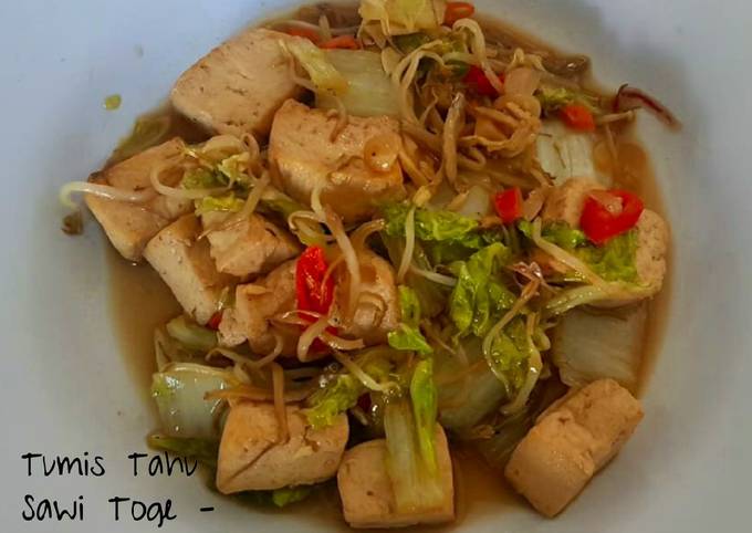 Resep Tumis Tahu Sawi Toge Oleh Nisa Cookpad