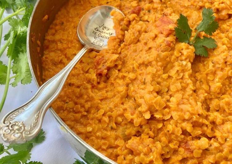 Recette de Tous les soirs de la semaine Dhal de lentilles corail