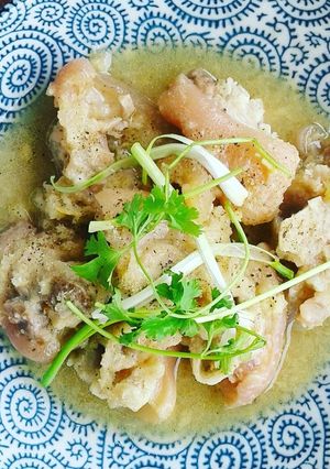 Hình của món Chân giò giả cầy.
