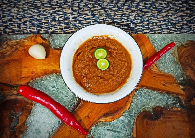 Resep Sambal Kacang || Bumbu Kacang, Menggugah Selera