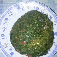 A picture of Creamed mrenda with mito.