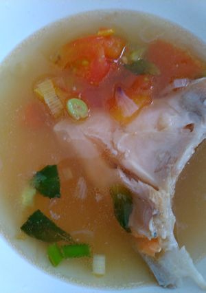 Foto resep Sup Kepala Salmon
