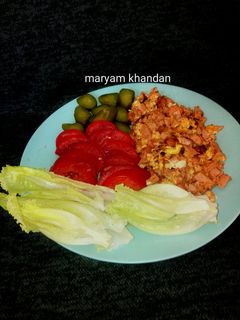 عکسی از دستور سوسیس تخم مرغ ربی