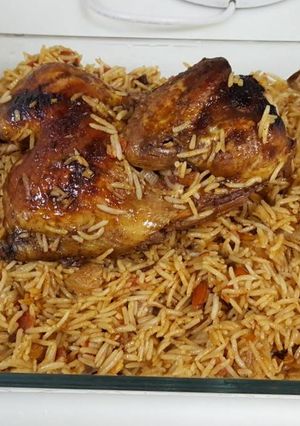 صورة لوصفة كبسة دجاج 😋